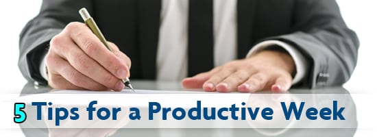 5 Tips for a Productive Week